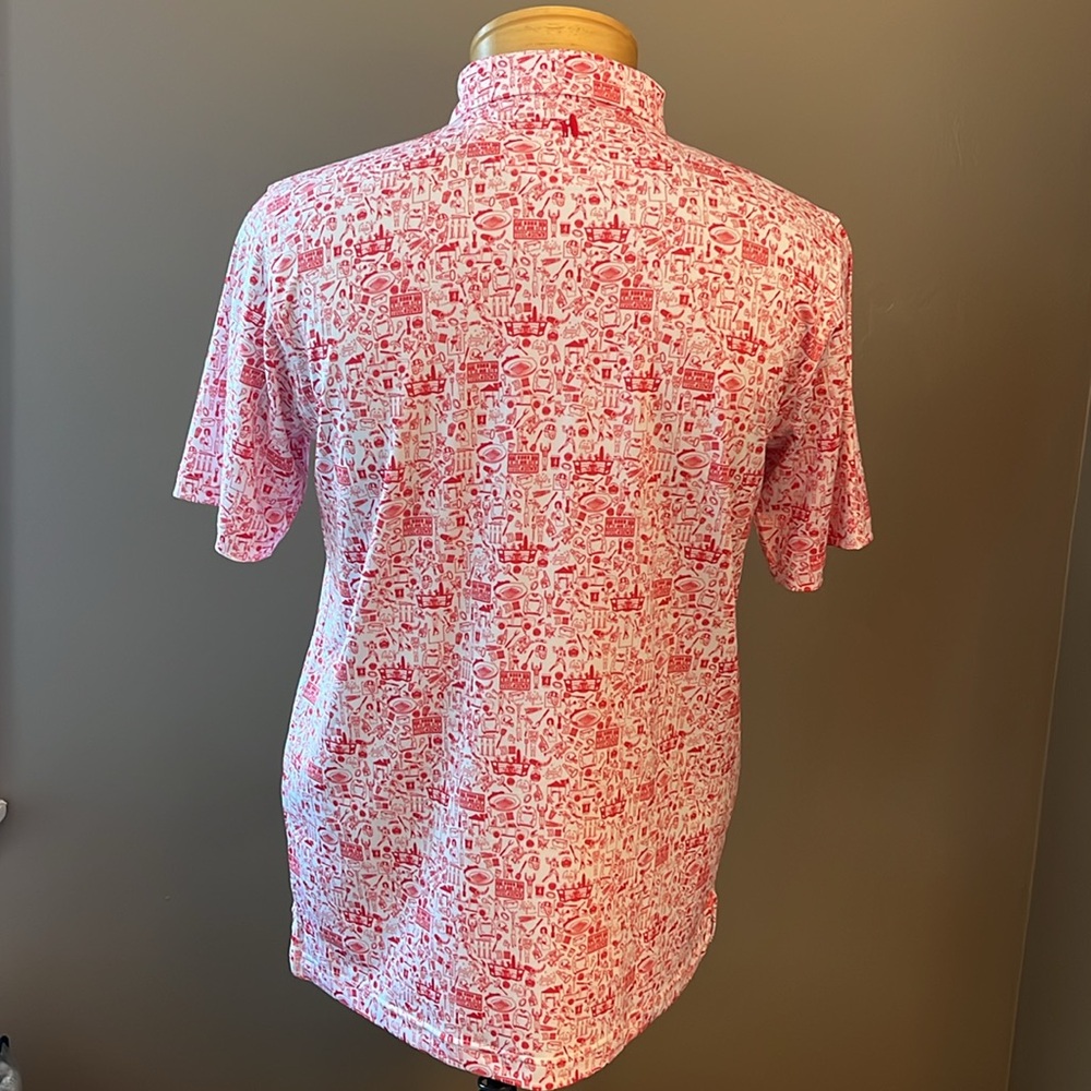Johnnie-O Nebraska Tailgater 2.0 Jr. Printed Jersey Performance Polo Size 16 Boy - Picture 10 of 16